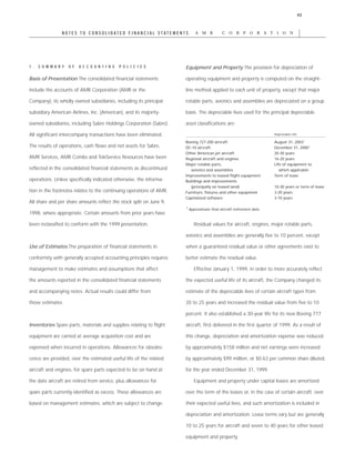 AMR Annual Report 1999