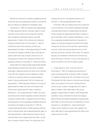 AMR Annual Report 1999