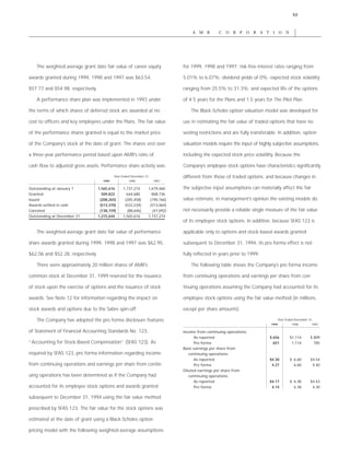 AMR Annual Report 1999