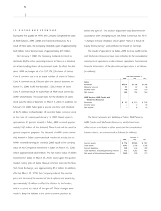 AMR Annual Report 1999