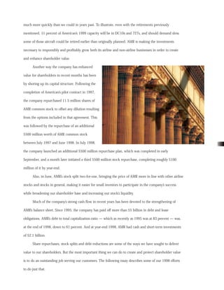 AMR Annual Report 1998