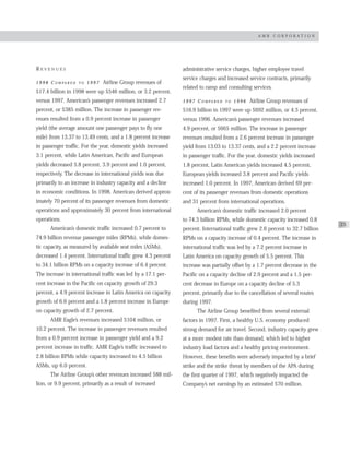 AMR Annual Report 1998