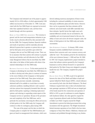 AMR Annual Report 1998