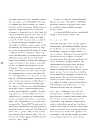 AMR Annual Report 1998