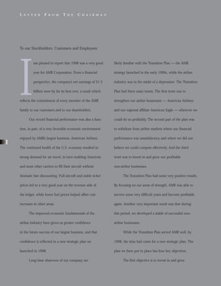 AMR Annual Report 1998