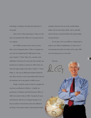 AMR Annual Report 1998