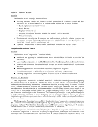 AMR 2008 Proxy Statement