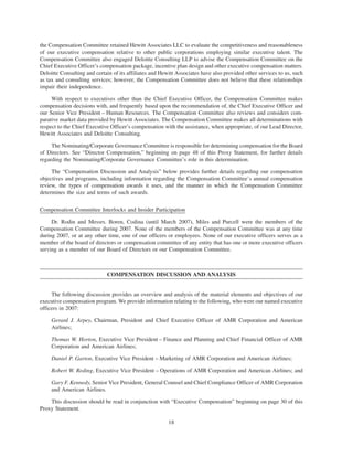 AMR 2008 Proxy Statement