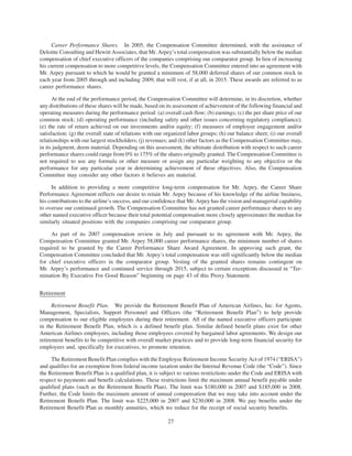 AMR 2008 Proxy Statement