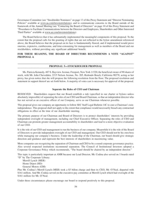 AMR 2008 Proxy Statement