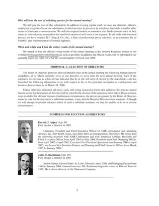 AMR 2008 Proxy Statement