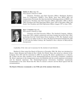 AMR 	2005 Proxy Statement