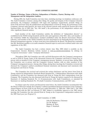 AMR 	2005 Proxy Statement