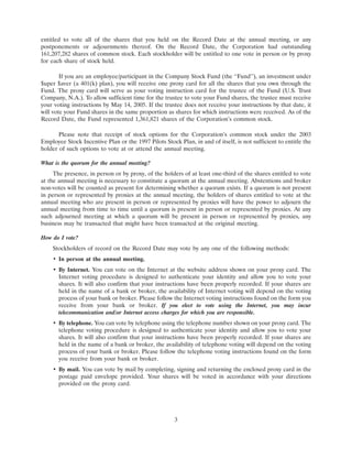 AMR 	2005 Proxy Statement