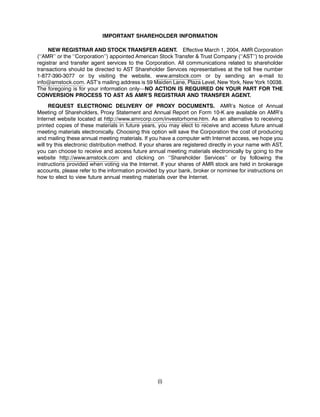 AMR 2004 Proxy Statement