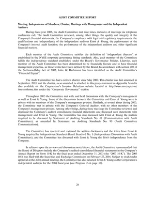 AMR 2004 Proxy Statement