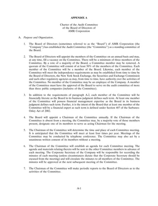 AMR 2004 Proxy Statement