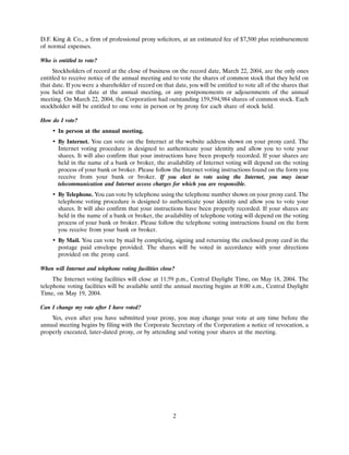 AMR 2004 Proxy Statement