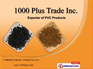 Exporter of PVC Products
 