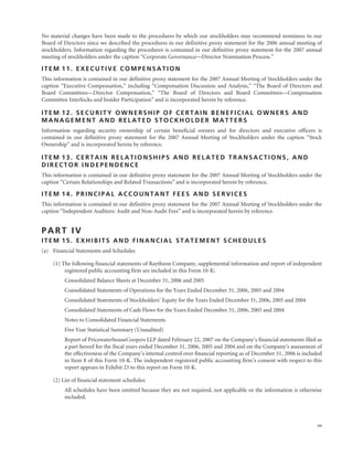 raytheon annual reports 2006