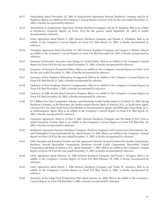 raytheon annual reports 2006