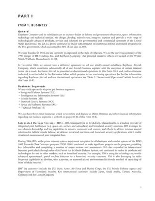 raytheon annual reports 2006