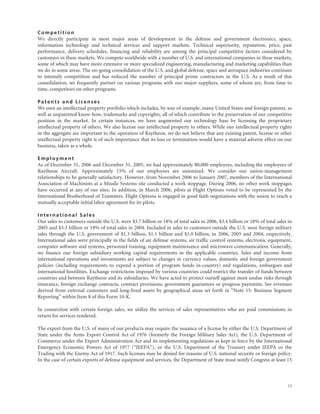 raytheon annual reports 2006