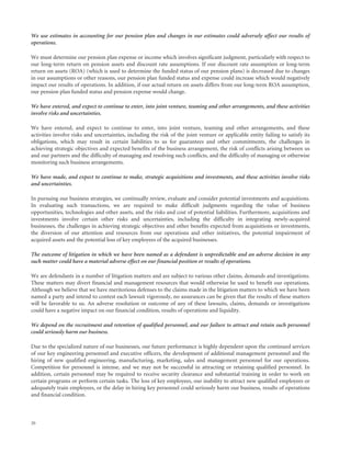 raytheon annual reports 2006