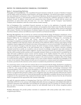 raytheon annual reports 2006