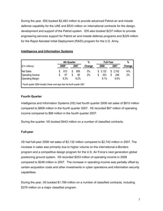 raytheon Q4 Earnings Presentation