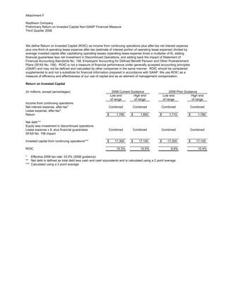 raytheon Q4 Earnings Presentation