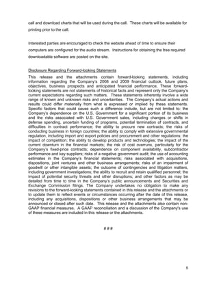 raytheon Q4 Earnings Presentation