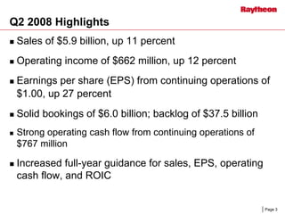 raytheon Q4 Earnings Presentation