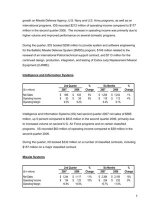 raytheon Q4 Earnings Presentation