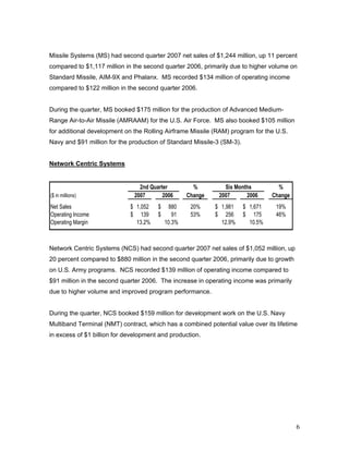 raytheon Q4 Earnings Presentation