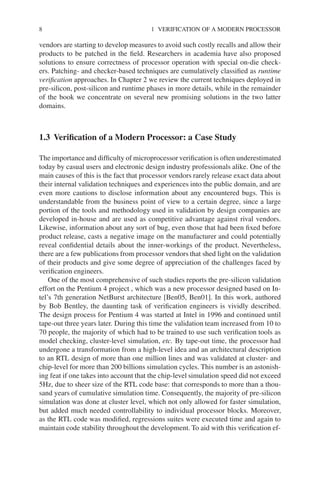 Postsilicon And Runtime Verification For Modern Processors Wagner | PDF
