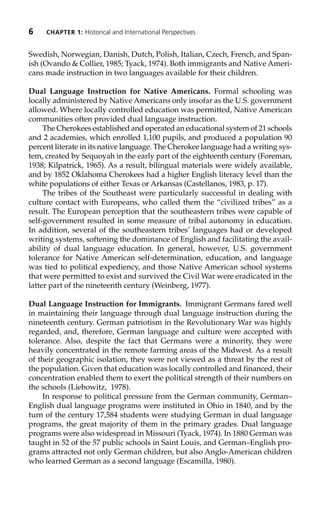 The Foundations Of Dual Language Instruction 5th Ed Lessowhurley | PDF