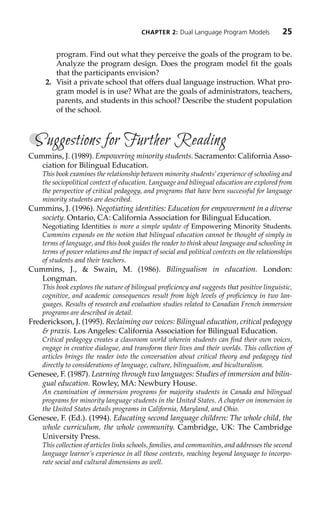 The Foundations Of Dual Language Instruction 5th Ed Lessowhurley | PDF