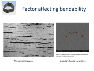 Stringer Inclusions Metal Sheet metal forming process Chapter 7 | PPT