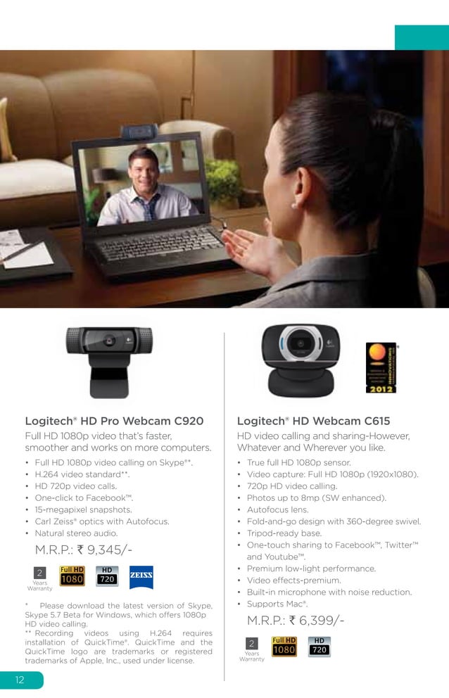 Logitech Catalogue PDF Computer Peripherals Computing