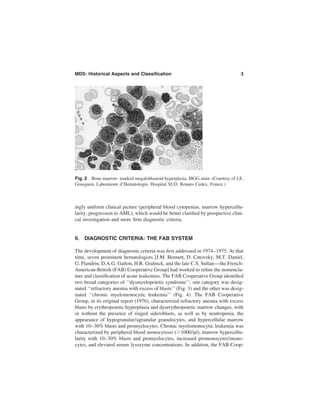 The Myelodysplastic Syndromes Pathobiology And Clinical Management ...