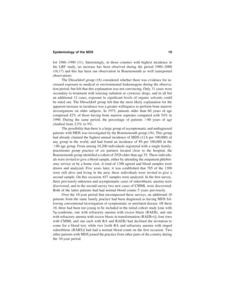 The Myelodysplastic Syndromes Pathobiology And Clinical Management ...