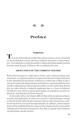 Understanding Behavior In The Context Of Time Theory Research And ...