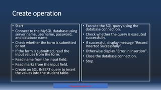 Comprehensive Guide to PHP Database CRUD Operations with MySQL | PDF