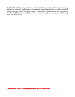 Tafsir Al azhar 106 quraisy | PDF