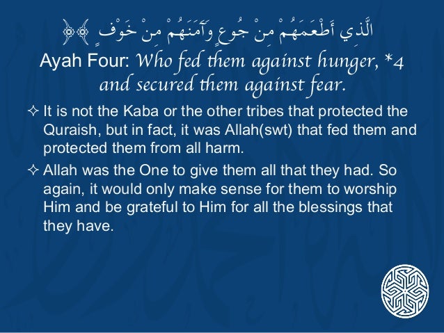 106 Surah Quraish Tafseer