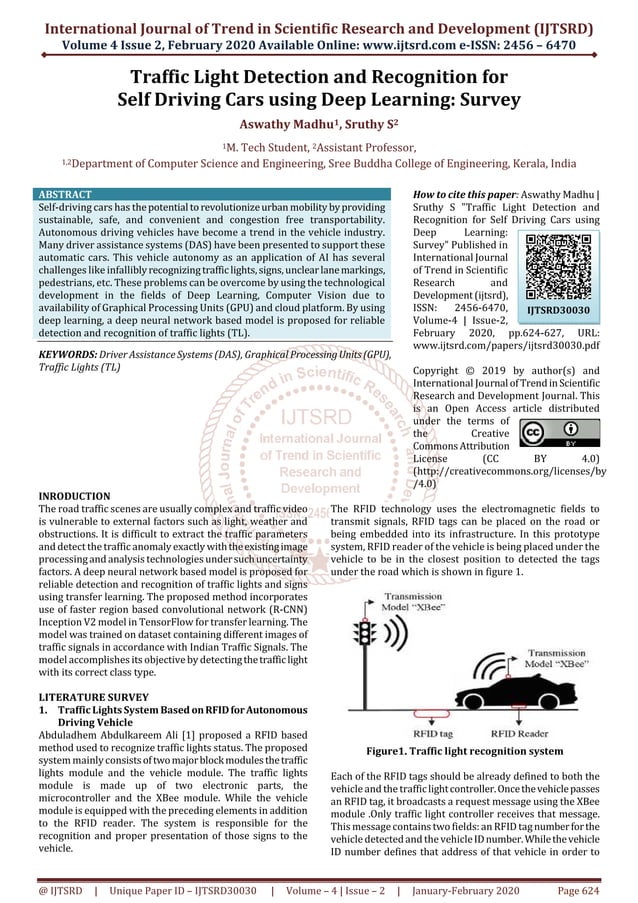 Traffic Light Detection and Recognition for Self Driving Cars using ...