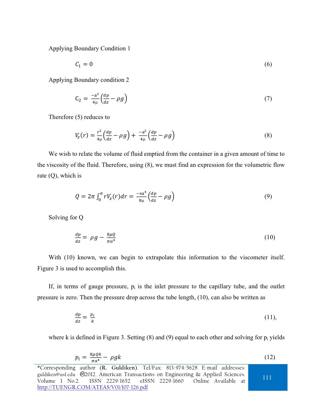 A Detailed Analysis of Capillary