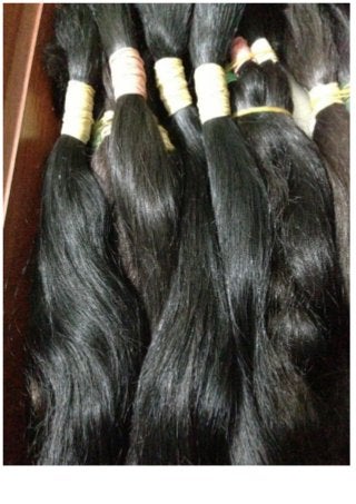 Eastern hair have natural dark colors, coarse texture and low luster
