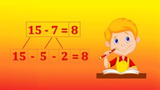 5
15 - 7 =
215 -- = 8
8
 